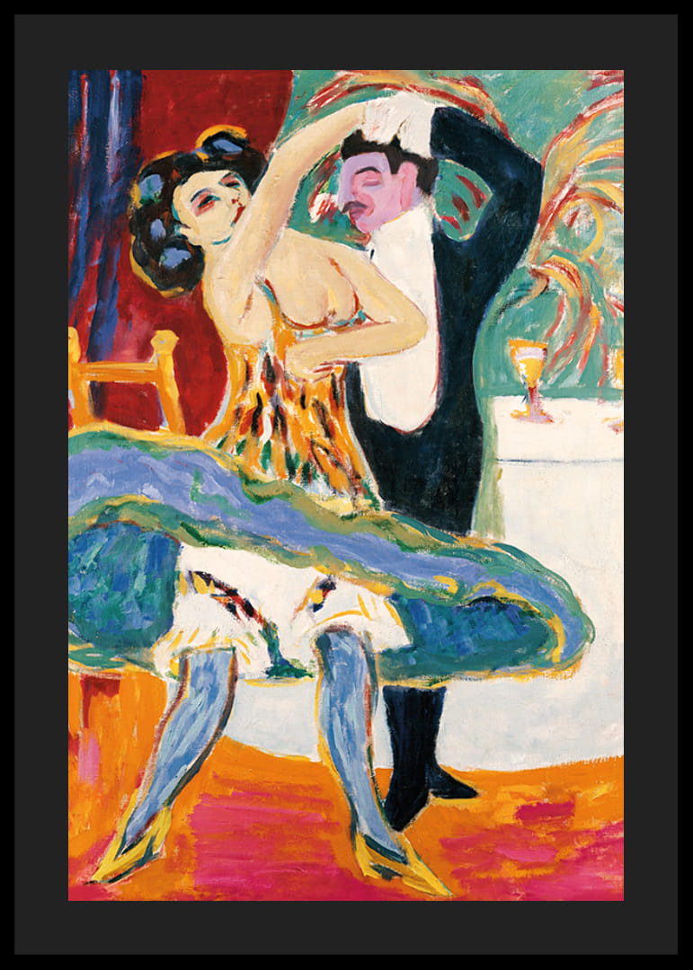 Două fete pe un divan de Ernst Ludwig Kirchner-12