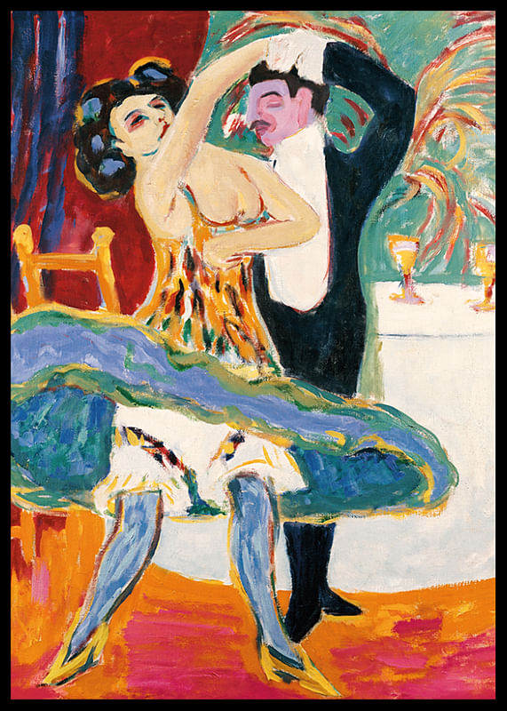 Twee meisjes op een divan door Ernst Ludwig Kirchner-12