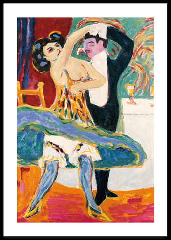 Poster Zwei Mädchen Auf Einem Divan By Ernst Ludwig Kirchner