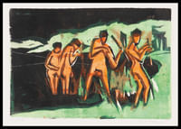 Nádat dobáló fürdőzők Ernst Ludwig Kirchner-0