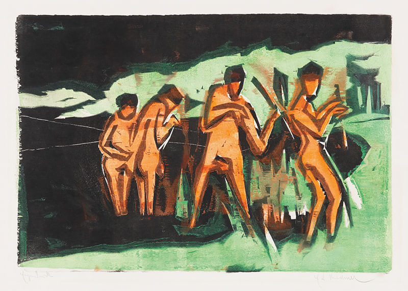 Nádat dobáló fürdőzők Ernst Ludwig Kirchner-12