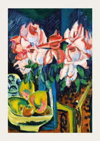 Still Life With Jug And African Bowl By Ernst Ludwig Kirchner-5