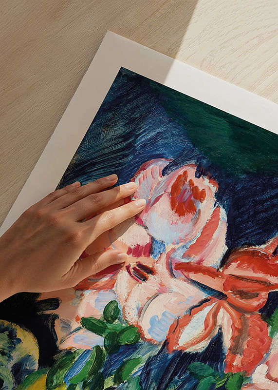 Ernst Ludwig Kirchner csendélet kannával és afrikai tállal-12