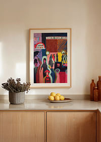 Negozio sotto la pioggia di Ernst Ludwig Kirchner-4