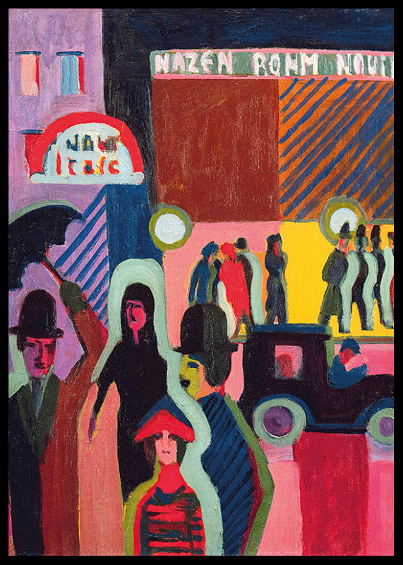 Negozio sotto la pioggia di Ernst Ludwig Kirchner-12