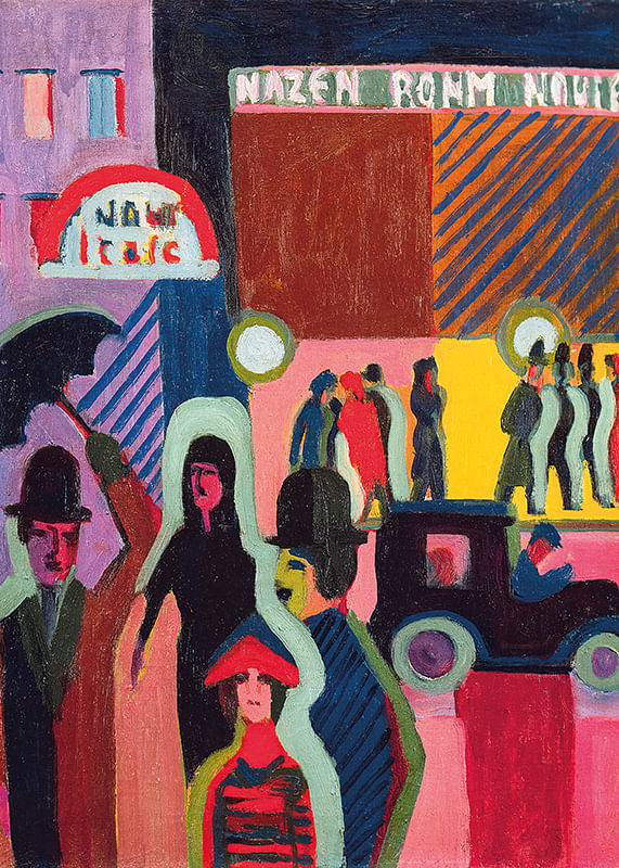 Negozio sotto la pioggia di Ernst Ludwig Kirchner-12