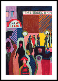 Negozio sotto la pioggia di Ernst Ludwig Kirchner-0