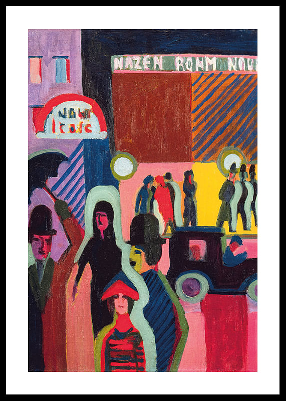Negozio sotto la pioggia di Ernst Ludwig Kirchner-12
