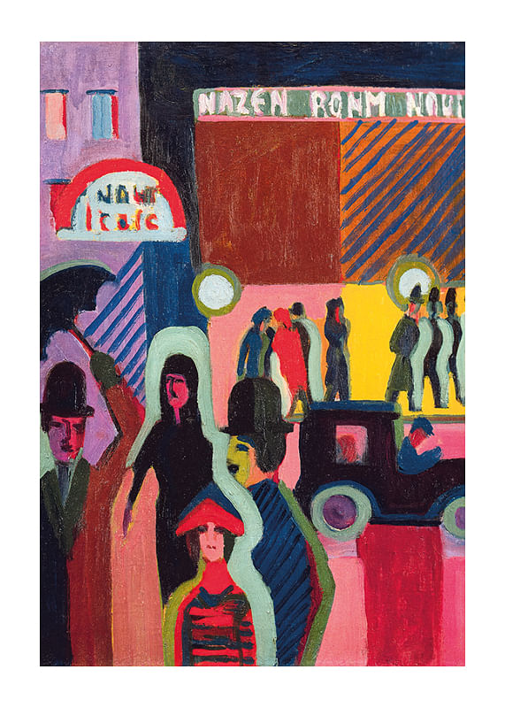 Plagát Store In The Rain By Ernst Ludwig Kirchner