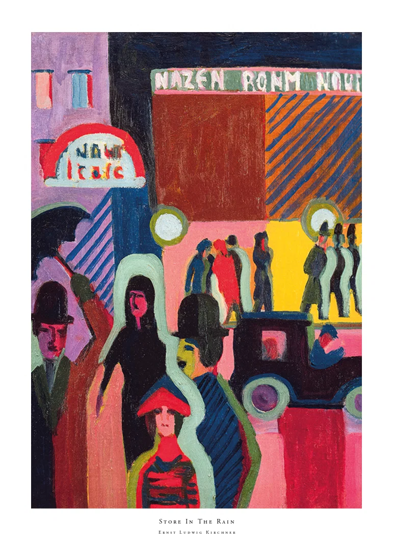 Store In The Rain By Ernst Ludwig Kirchner-12