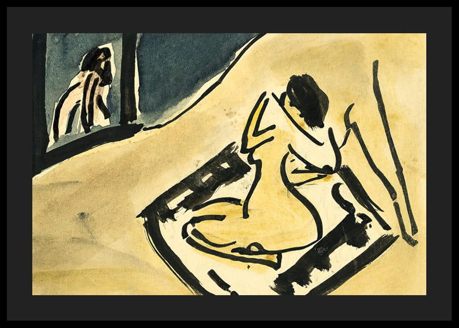 Berglandschap Bon Clavadel door Ernst Ludwig Kirchner-12