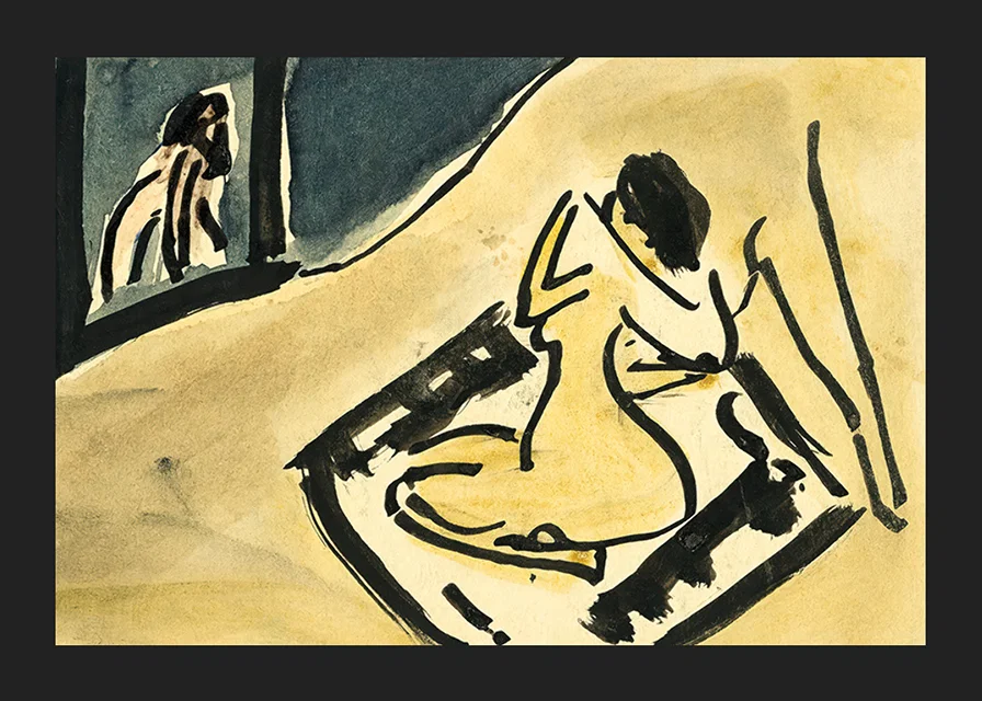 Mountain Landscape Bon Clavadel By Ernst Ludwig Kirchner-12