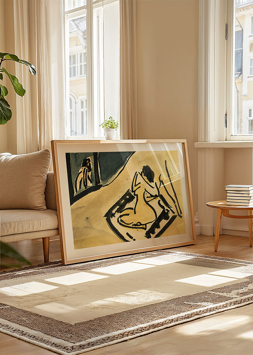 Horská krajina Bon Clavadel Ernst Ludwig Kirchner-12