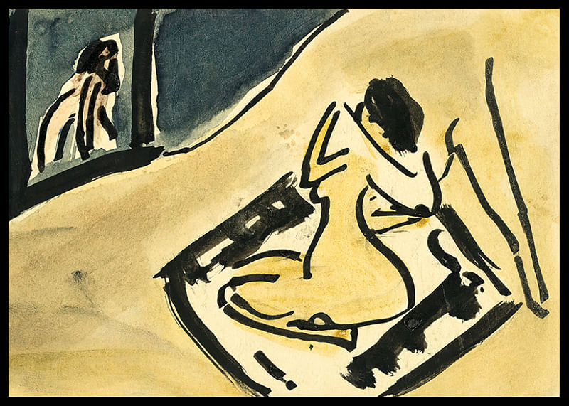 Horská krajina Bon Clavadel Ernst Ludwig Kirchner-12