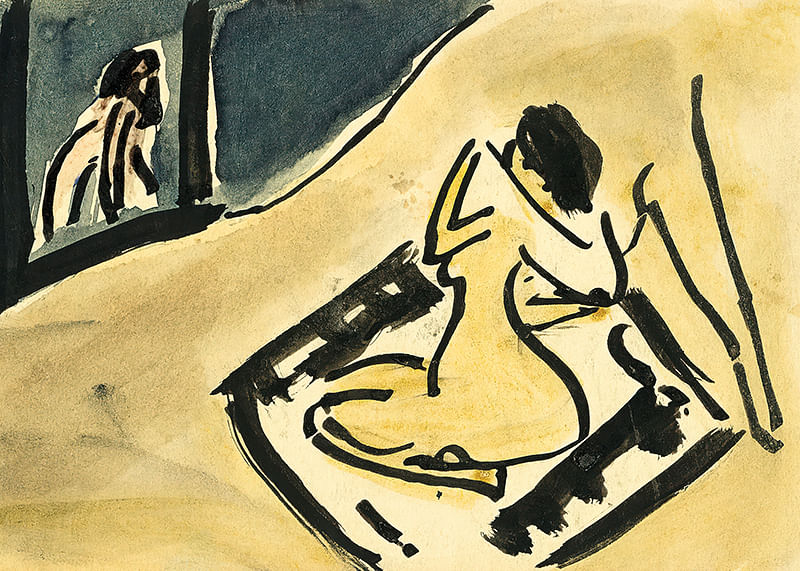 Horská krajina Bon Clavadel Ernst Ludwig Kirchner-12