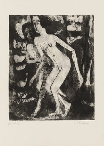Plakat Lesender Knabe By Ernst Ludwig Kirchner