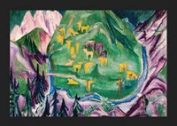 Moonrise, Soldier And Maiden By Ernst Ludwig Kirchner-7