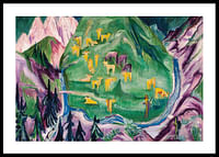 Moonrise, Soldier And Maiden By Ernst Ludwig Kirchner-0