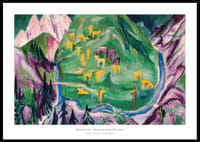 Moonrise, Soldier And Maiden By Ernst Ludwig Kirchner-0