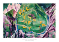 Moonrise, Soldier And Maiden By Ernst Ludwig Kirchner-1