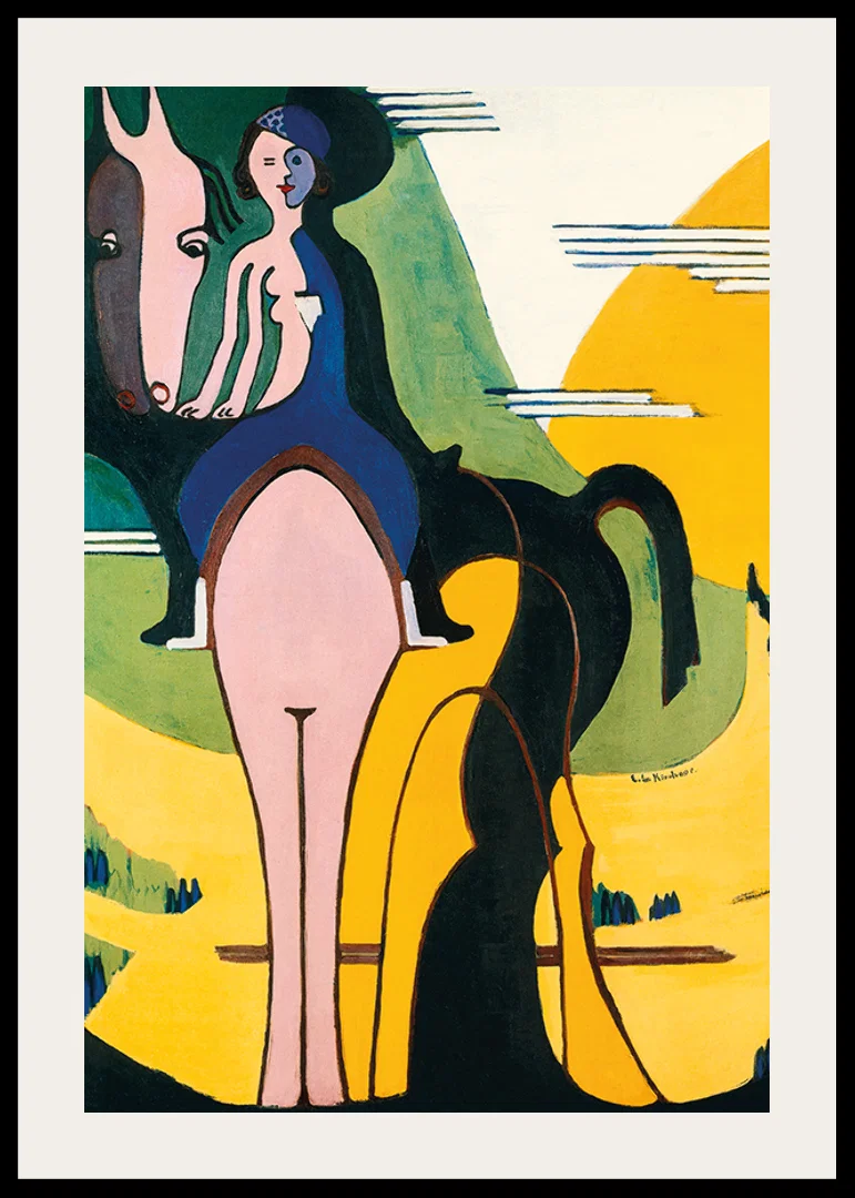 Female Rider By Ernst Ludwig Kirchner-12