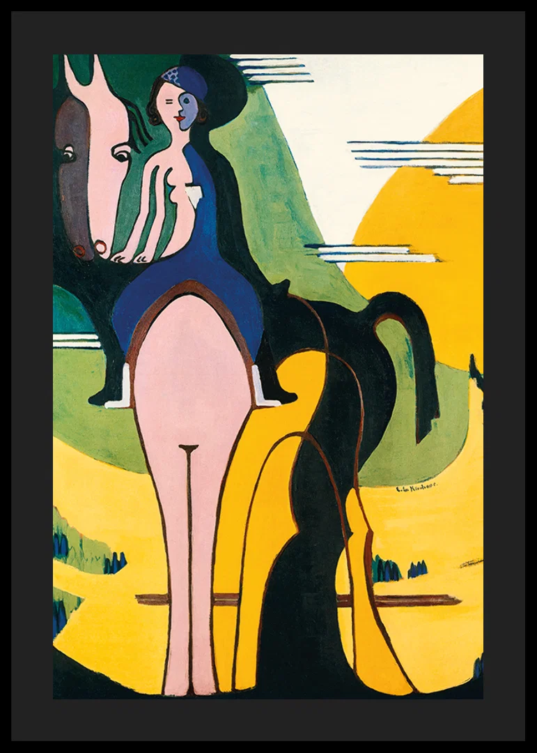 Female Rider By Ernst Ludwig Kirchner-12