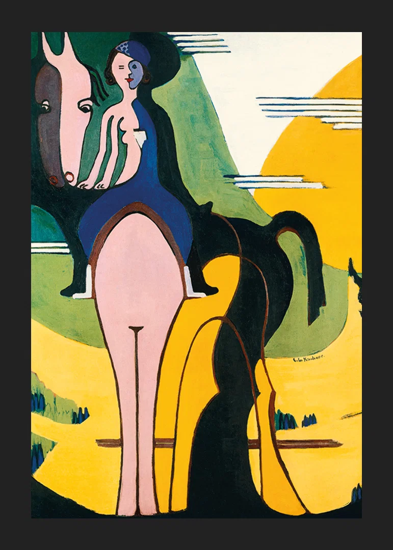 Female Rider By Ernst Ludwig Kirchner-12