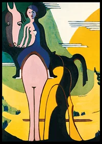 Female Rider By Ernst Ludwig Kirchner-8