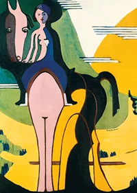 Female Rider By Ernst Ludwig Kirchner-9