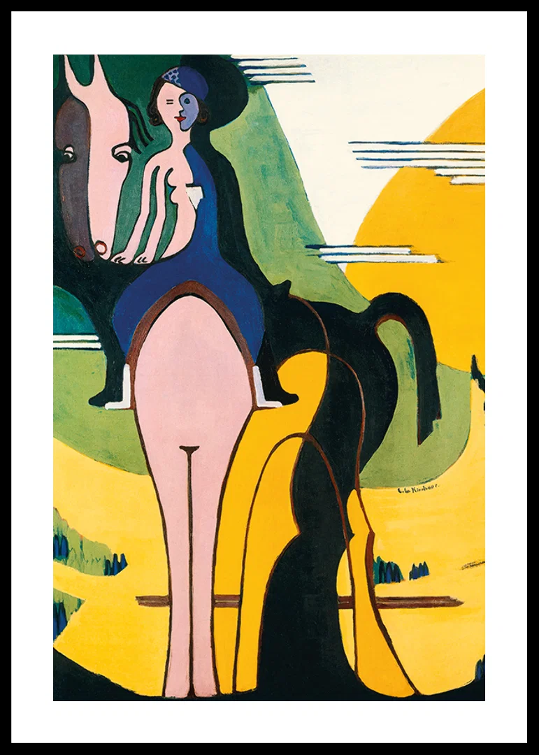 Female Rider By Ernst Ludwig Kirchner-12
