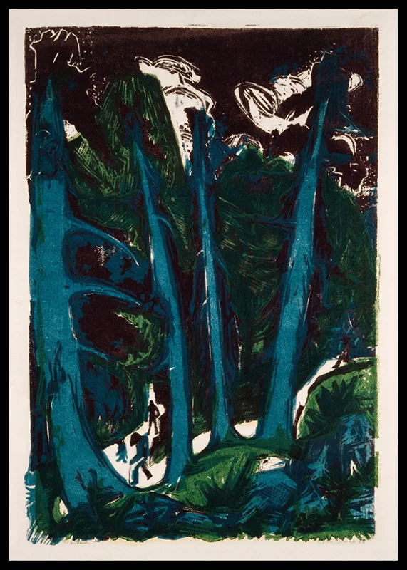 Fir Trees By Ernst Ludwig Kirchner-12