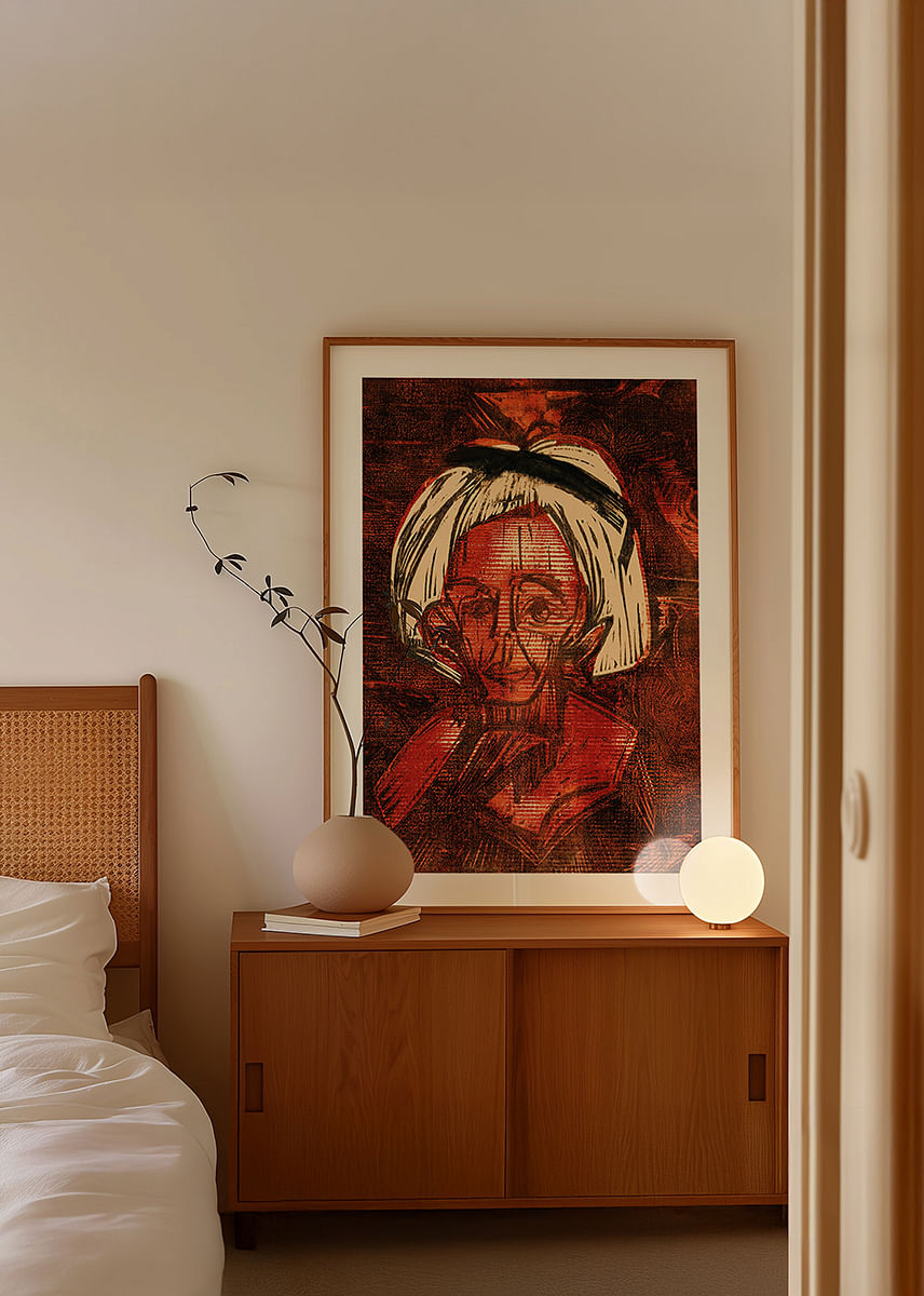 Terugkerende geitenkudde door Ernst Ludwig Kirchner-12