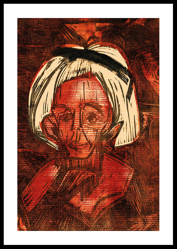 Terugkerende geitenkudde door Ernst Ludwig Kirchner-12