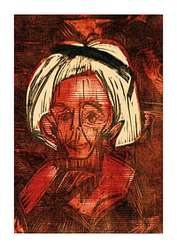 Terugkerende geitenkudde door Ernst Ludwig Kirchner-1