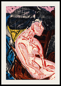 Struggles, Torments of Love By Ernst Ludwig Kirchner-4
