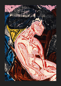 Struggles, Torments of Love By Ernst Ludwig Kirchner-7