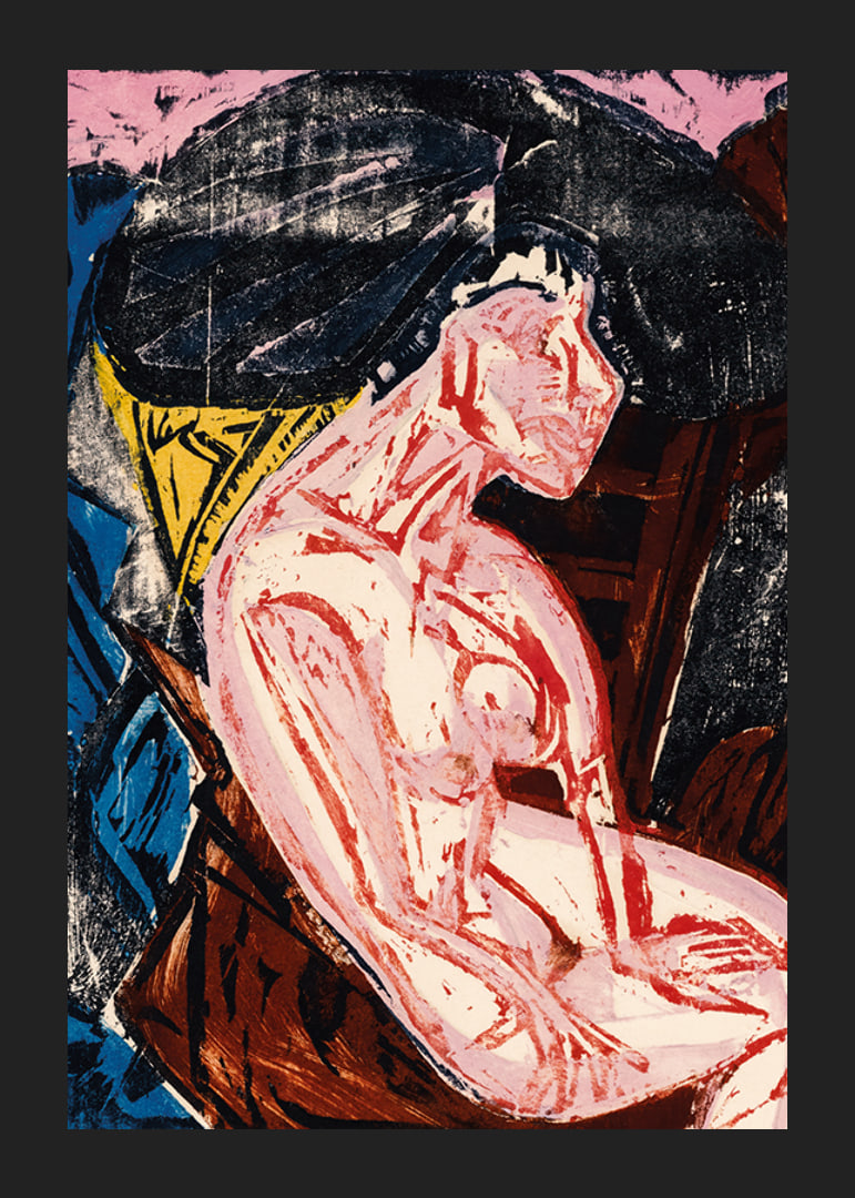 Struggles, Torments of Love By Ernst Ludwig Kirchner-12