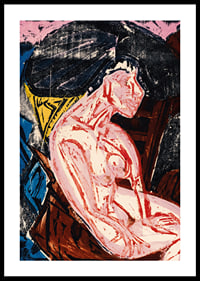 Struggles, Torments of Love By Ernst Ludwig Kirchner-2