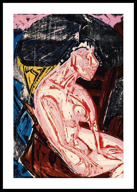 Struggles, Torments of Love af Ernst Ludwig Kirchner-12
