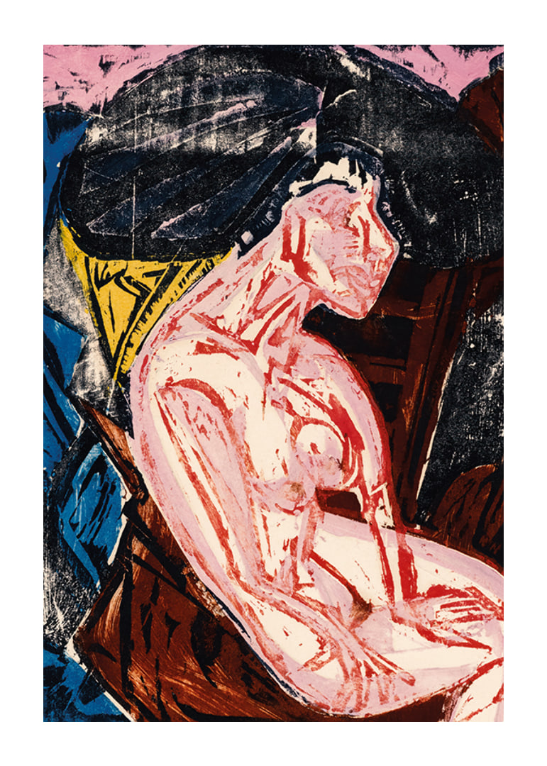 Struggles, Torments of Love By Ernst Ludwig Kirchner-12