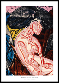 Struggles, Torments of Love By Ernst Ludwig Kirchner-0