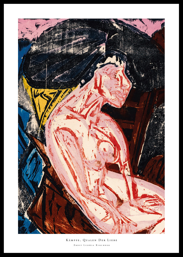 Struggles, Torments of Love By Ernst Ludwig Kirchner-12
