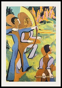 Archers By Ernst Ludwig Kirchner-4