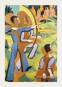Archers par Ernst Ludwig Kirchner-5