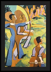 Archers By Ernst Ludwig Kirchner-6