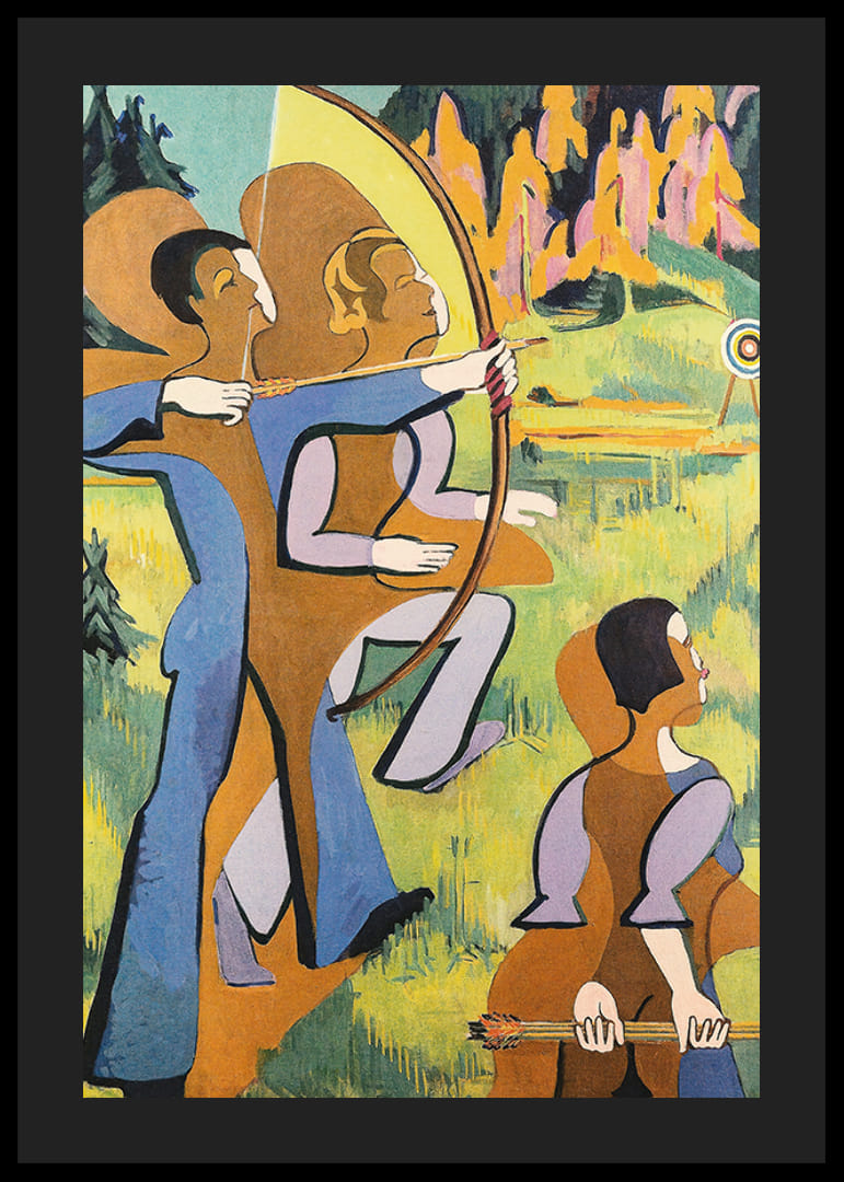 Archers par Ernst Ludwig Kirchner-12