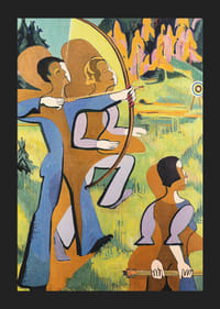 Archers par Ernst Ludwig Kirchner-7