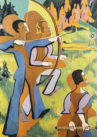Archers By Ernst Ludwig Kirchner-9