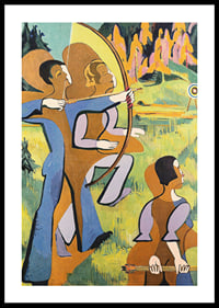Arqueros de Ernst Ludwig Kirchner-2