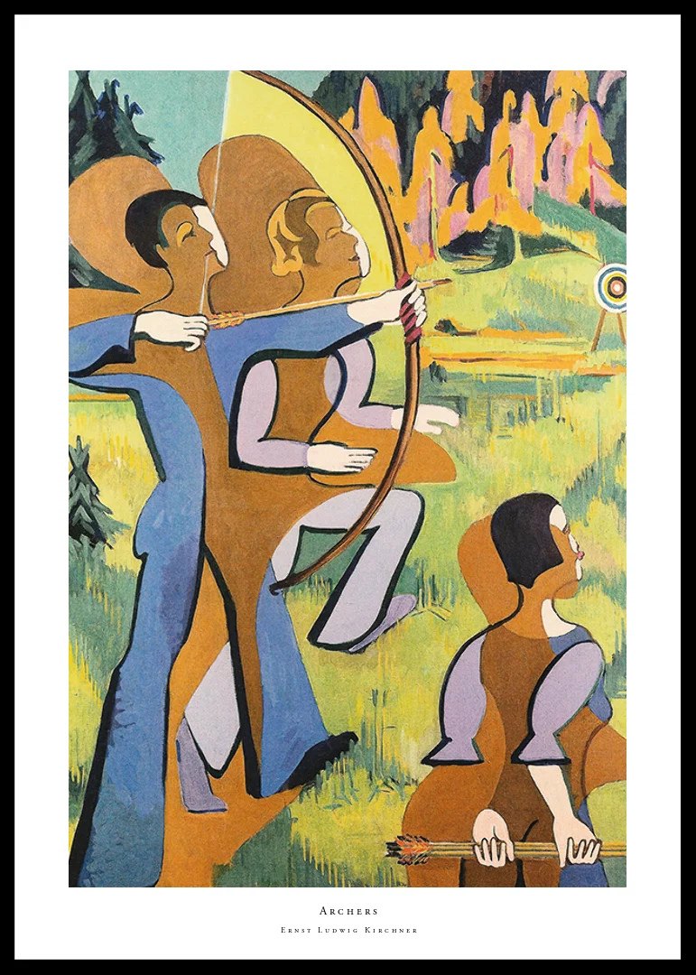 Archers By Ernst Ludwig Kirchner-12